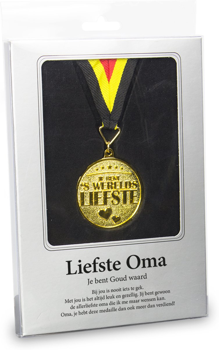 Gouden Medaille Liefste Oma